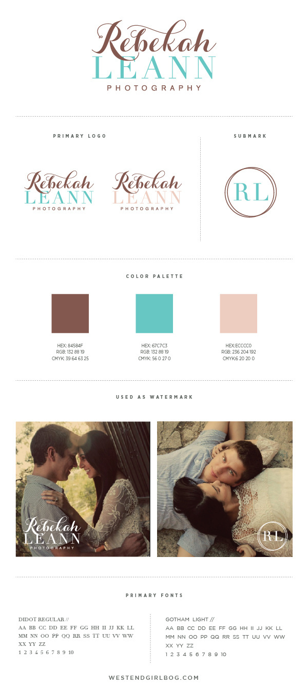 Rebekah LeAnn Photo_v3 #spring #branding #classic #photography #logo #country