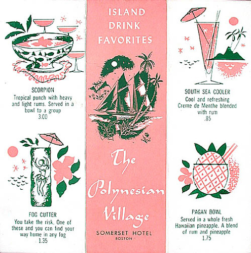 Polynesian Village | Critiki #menu #tiki
