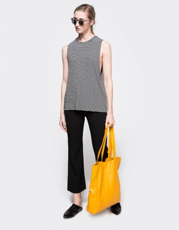 STRIPED SLEEVELESS TOP