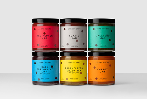 Varia — Design & photography related inspiration #packaging #color #glass #jar #colorful #minimal #marmelade #package
