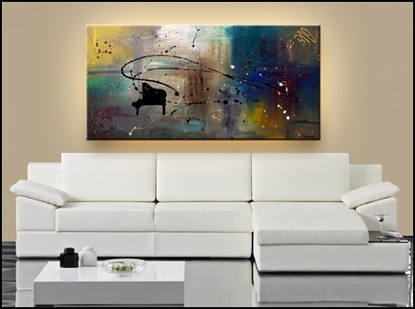 25 nonfigurative paintings – the abstract paintings in the interior #nonfigurative #abstract #painting #paintings