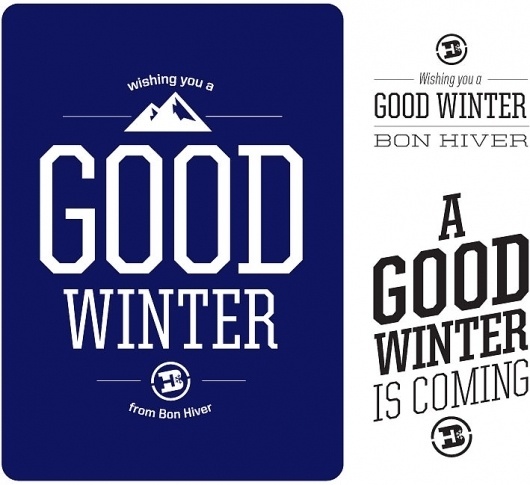 Bon Hiver Snowboarding | Neuarmy™ #bon #logo #logotype #hiver