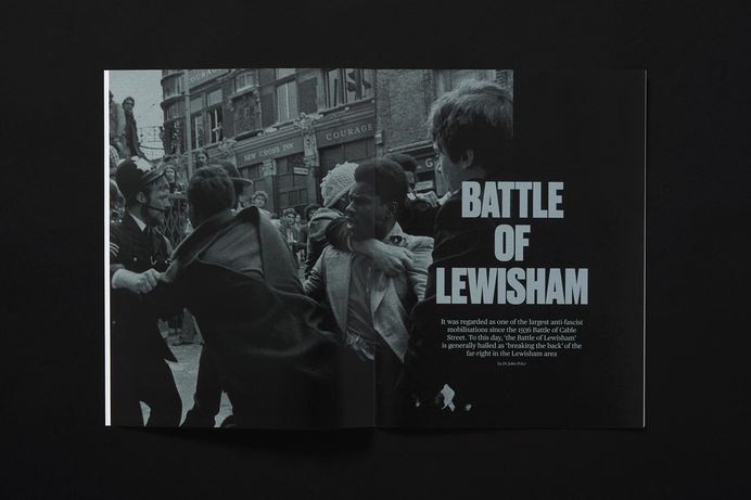 New design by Spy for Goldsmiths' alumni magazine Goldlink