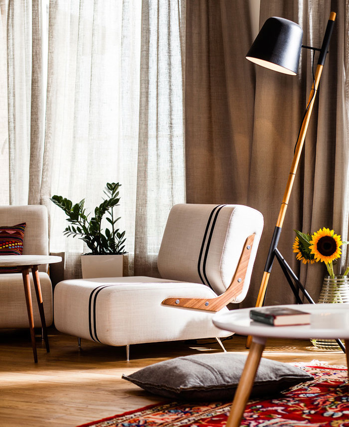 Eclectic Contemporary Apartment with Ethnic Touch - #decor, #interior, #homedecor