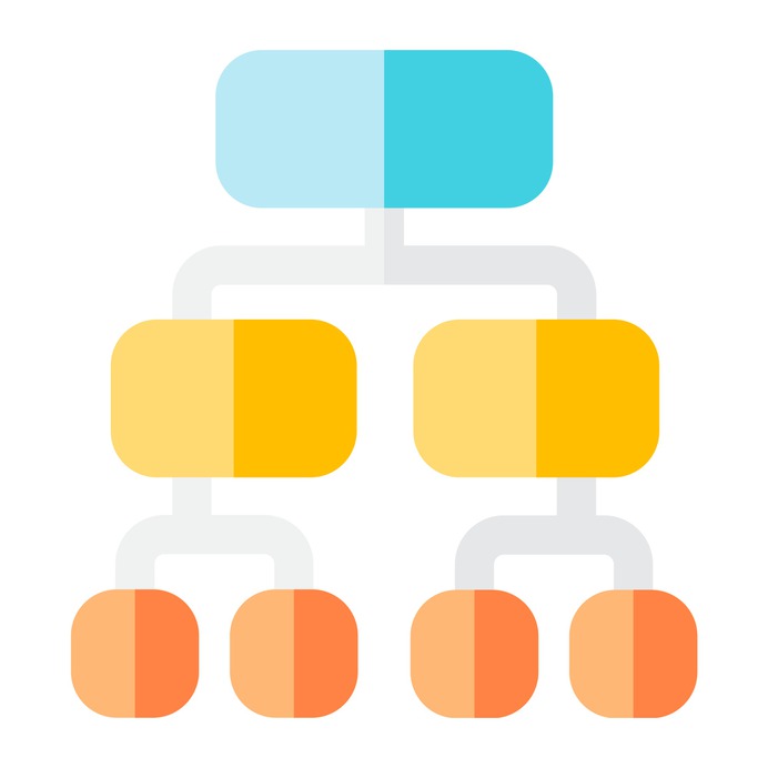 See more icon inspiration related to group, business and finance, hierarchical structure, boss, structure, network, team, networking, business and people on Flaticon.