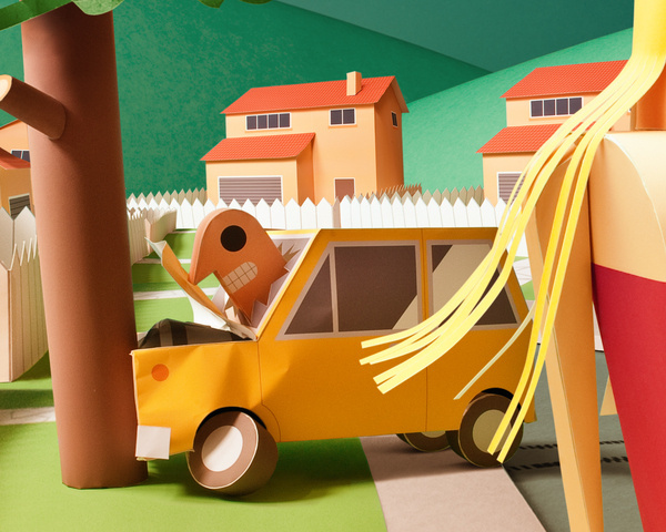 Paper Worlds on Behance #paper #art