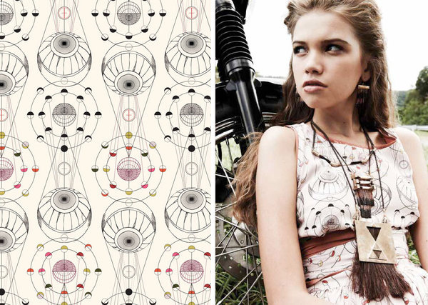 Gretchen Jones S/S 2011 Textiles | Namesake #surface #design #pattern #textile