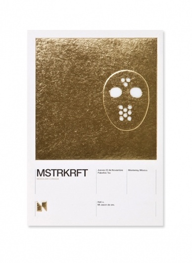 Face. Works. / Nrmal. / Bench.li #grotest #card #flyer #clean #gold