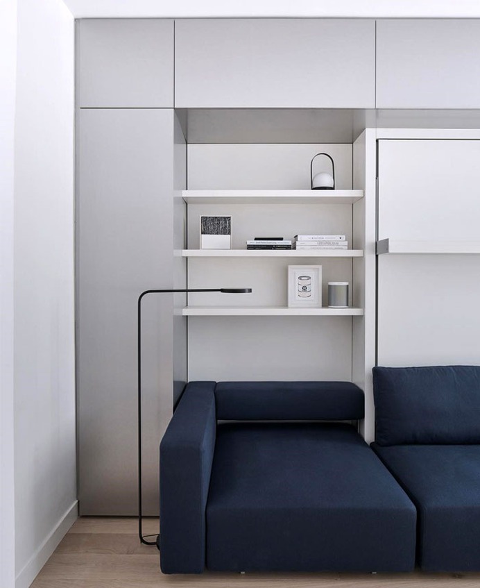 Compact Space Combine an Aesthetic Simplicity with a Flexible Intelligent Functionality - InteriorZine