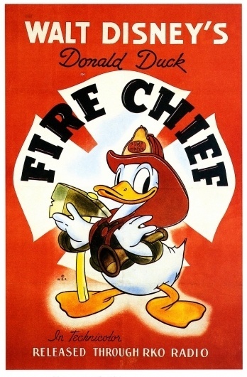 All sizes | Fire Chief 1940 | Flickr - Photo Sharing! #disney #poster #donald