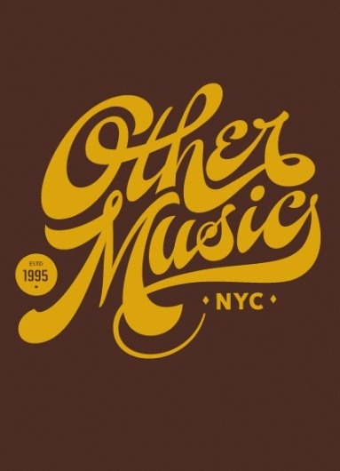 Typeverything.com - Other Music NYC by Tight Slice - Typeverything #lettering #script