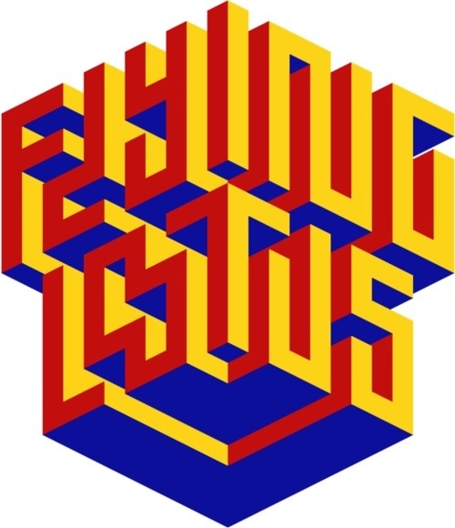 Typeverything.com Isometric Flying Lotus by Maxim Ticta. #flying #lotus #typography