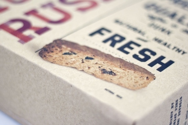 100% Muesli Rusks Packaging on the Behance Network #packaging #cookies #food