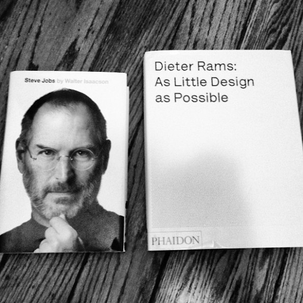 The two best books I own #steve #white #print #design #books #jobs #black #& #product #industrial #photography #rams #phaidon #dieter