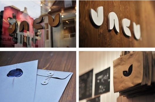 Jacu Coffee Roastery - Visual identity/Branding on the Behance Network #signage #wood