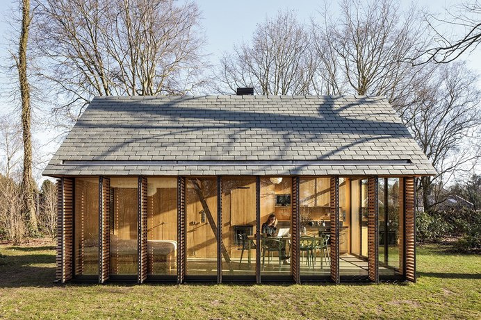 Recreational house in the countryside in Utrecht - HomeWorldDesign (15) #netherlands #recreational #retreat #architecture #green