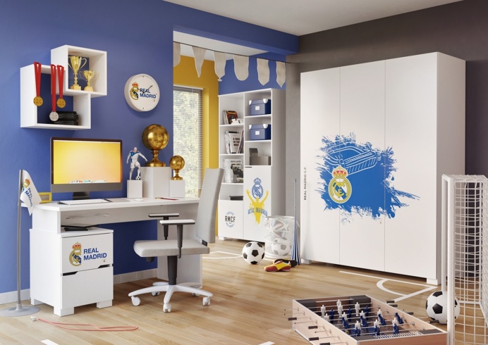 Twoje dziecko jest fanem królewskich? Urządź jego pokój utrzymując klimat klubu z Madrytu. https://www.meblik.pl/kolekcja/real-madrid/