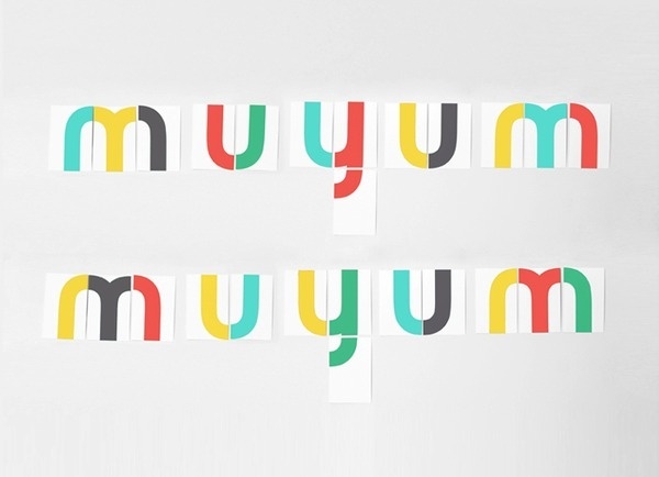 Muyum identidad coporativa para marca de comida para nixc3xb1os. Branding identity for children brand, food for kids. Designed by Tatabi #muyum #identity #tatabi