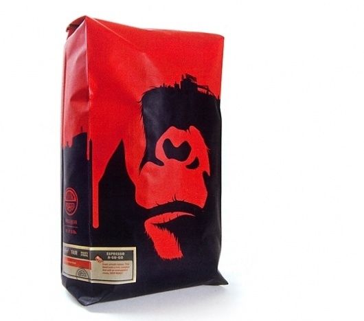 Mmmmm Packaging Part 1 – Coffee | The Design O'Blog #red #packaging #design #monkey #black #gorilla #coffee