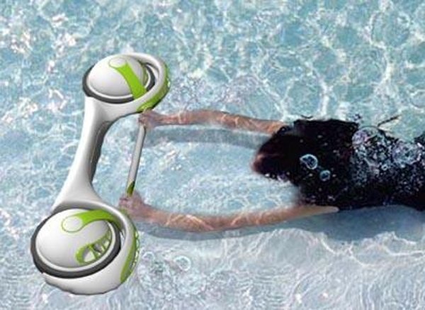 With an Amphibious Kick Scooter you can wade through water with greater speed. #design #product #industrial #fun #technology
