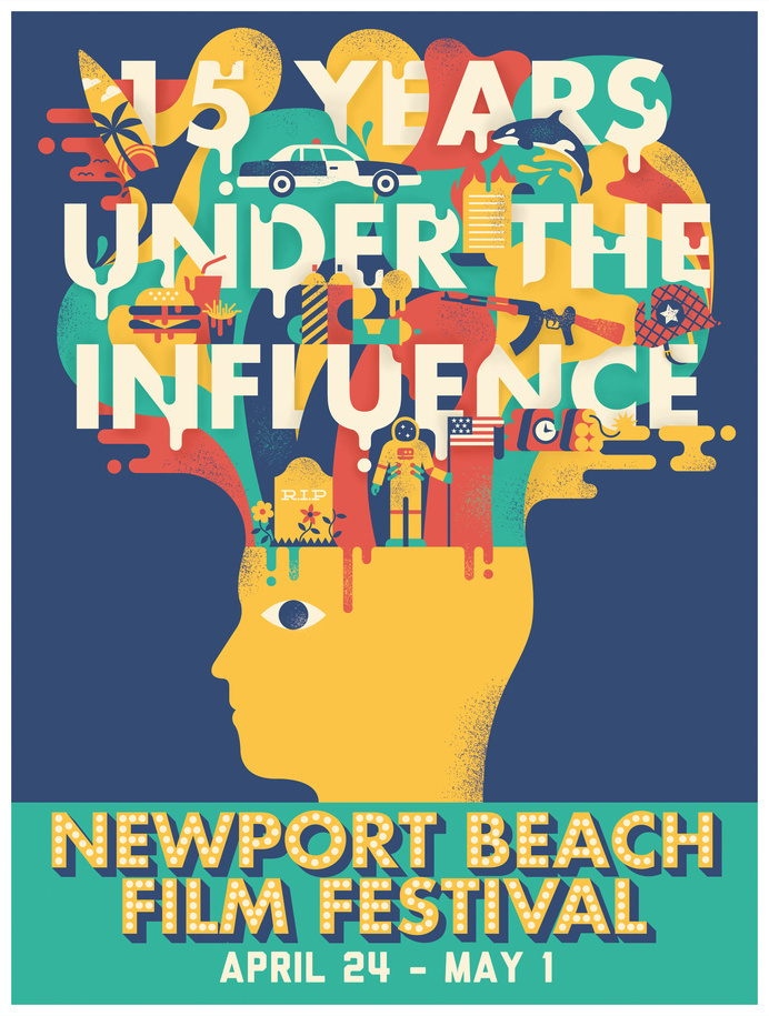 Newport beach Film Festival #illustration