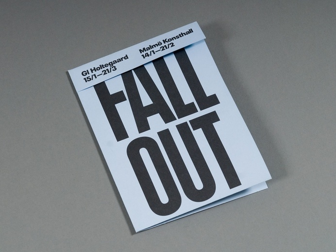 Fall Out — Node Berlin #cover #brochure #typography