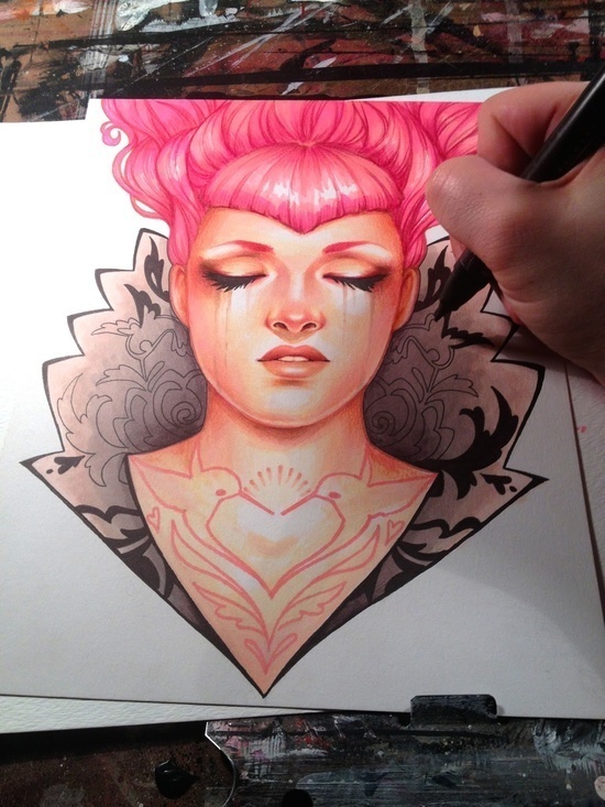 Glenn Arthur #illustration #color #art