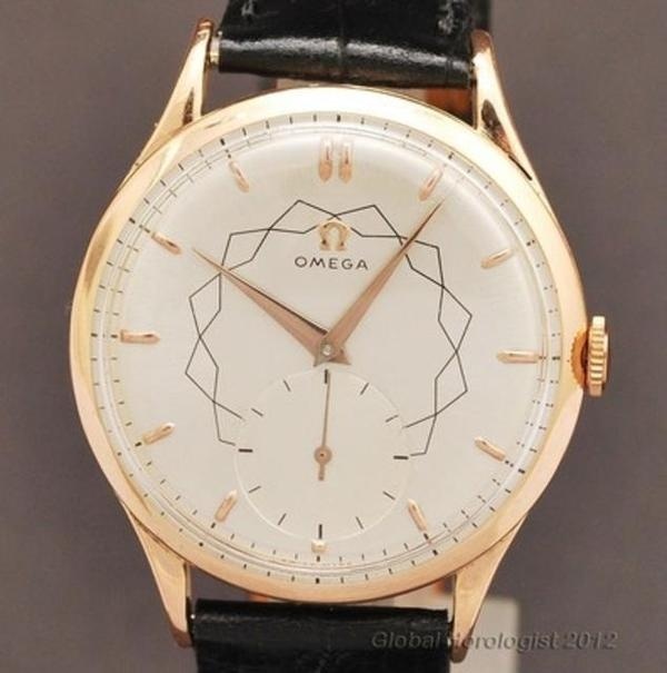 Omega 18K Solid Gold Wristwatch #analog #dial #mechanical #piece #time #watches
