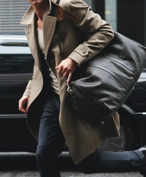 Likes | Tumblr #male #photography #men #leather #fashion #bag #style
