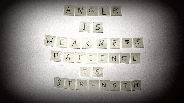 Anger is weakness. Patience is strength. #strength #quotes
