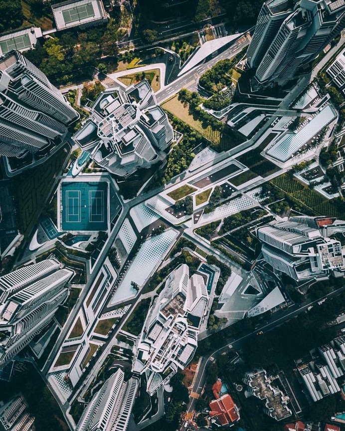 Futuristic and Sky High Architecture Photography by Aik Kai