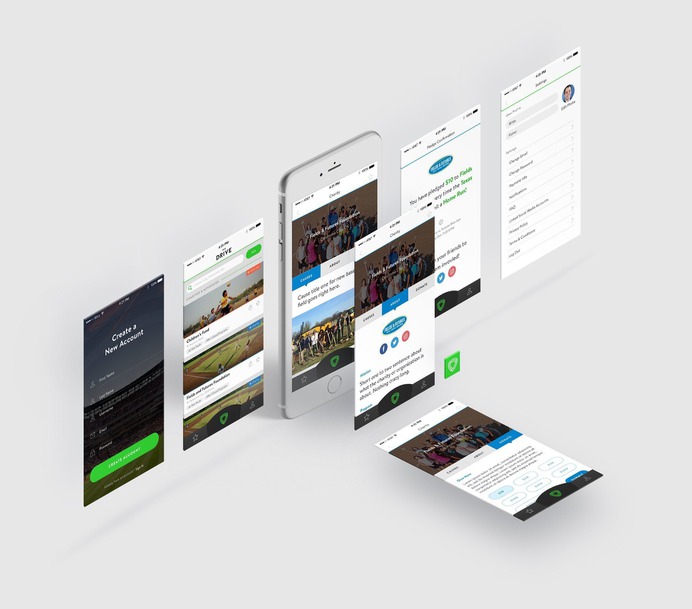 Drive Mobile App Design #mobile #mobileapp #app #design #houston