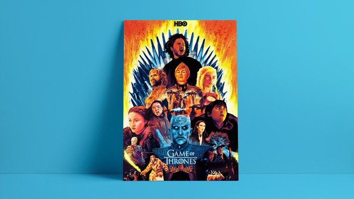Game of Thrones - Alternate Movie Poster - The Commas #got #gameofthrones #westeros #songoficeandfire #poster #posters #posterdesign #keyart #thecommas #designagency #illustrationagency #independentmarketingagency #marketingagency #televisionposter #reddit #tvseries #televisionseries #televisionserial #hbo
