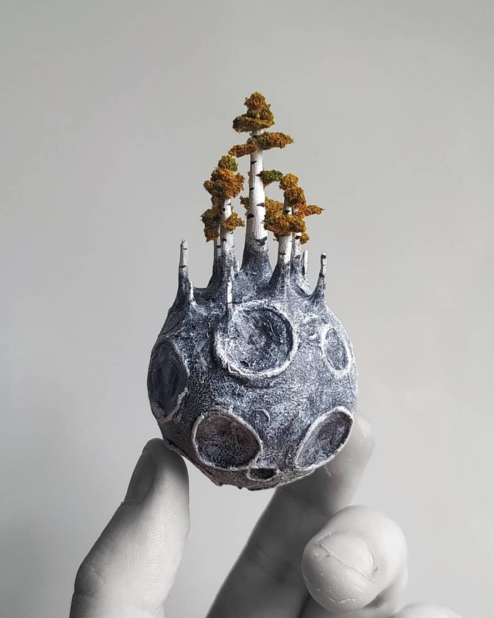 These miniature sculptures bring fantasy worlds into your home — minimalgoods