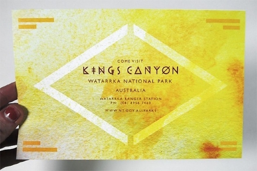 Kings Canyon - Brenna Signe #direct #design #graphic #logo #postcard #mail