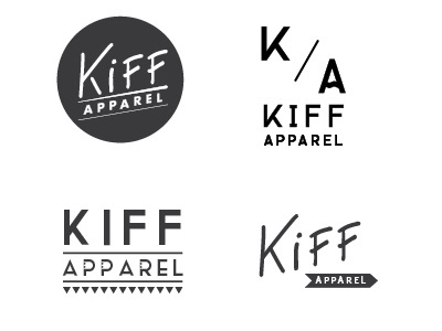 Kiff Logo Comps #logo #identity #drafts #branding