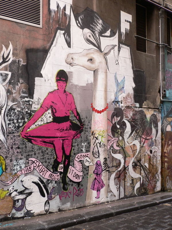 Melbourne Street Art #pavement #art #street