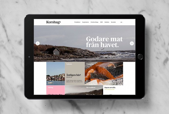 Korshags by Kurppa Hosk #brand design #website