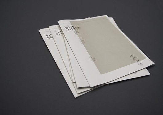 viennese housing culture - a phenomenon on the Behance Network #publication #clean #culture #european #vienesse #paper #magazine #housing