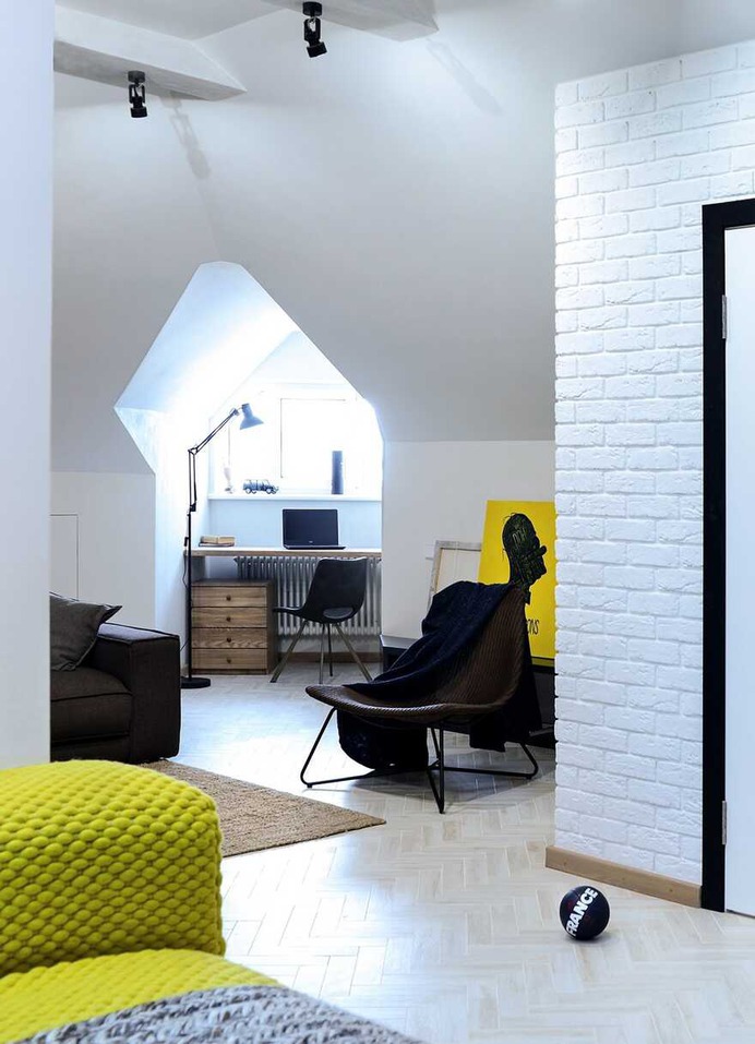 Attic Kazan / Designers Pavel and Svetlana Alekseeva