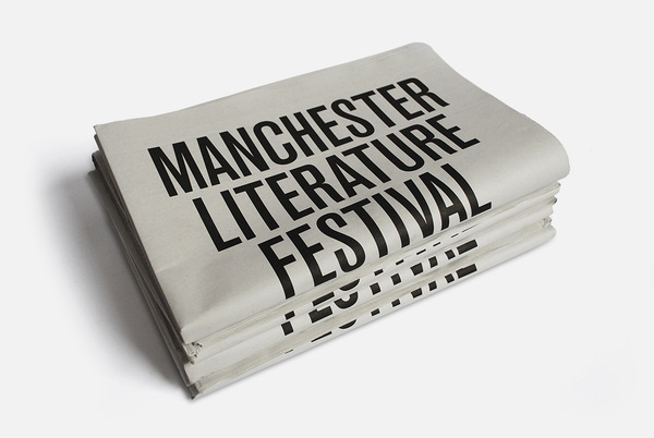 Manchester Literature Festival 2010 MARK #cover #newsprint #editorial
