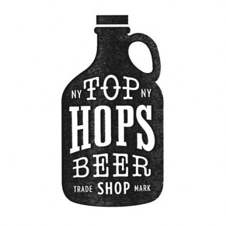 Top Hops Beer Shop #packaging #beer #label #bottle