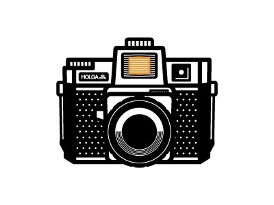 Dribbble - Holga by Ryan Harrison #icon #logo #illustration #camera