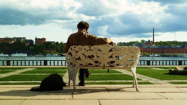 Stock Home 2011 on Behance #sweden #wallb #bench #stockholm #man #dog