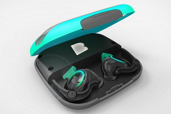 Earphones are not just for listening to music anymore. Meet a world of compact computing inside your ears. #design #earphones #product #industrial #technology