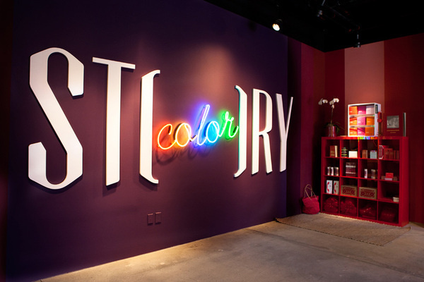 STORY on the Behance Network #story #identity #signage #walsh #sagmeister
