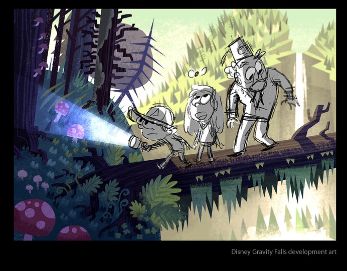 Image result for gravity falls ian worrel art