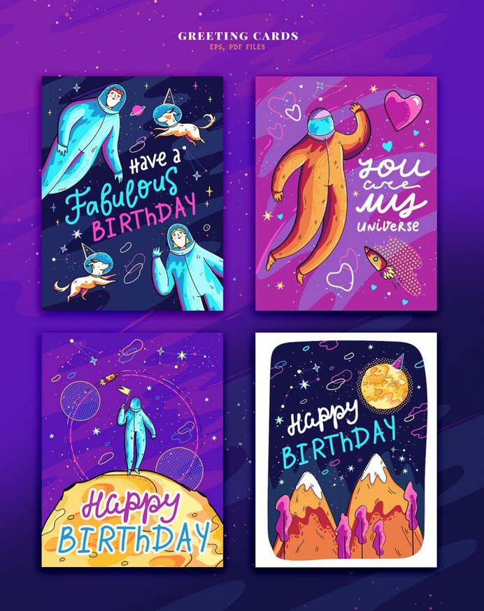 Colorful Space Collection