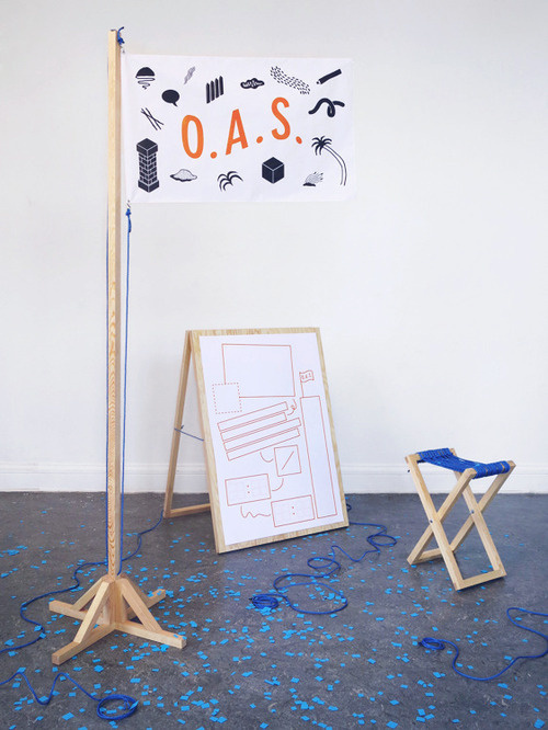 O.A.S. #flag #illustration #graphic