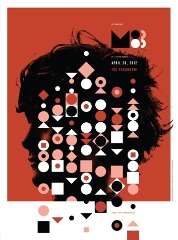M83 concert poster by Invisible Creature #geometric #creatures #poster #m83 #invisible